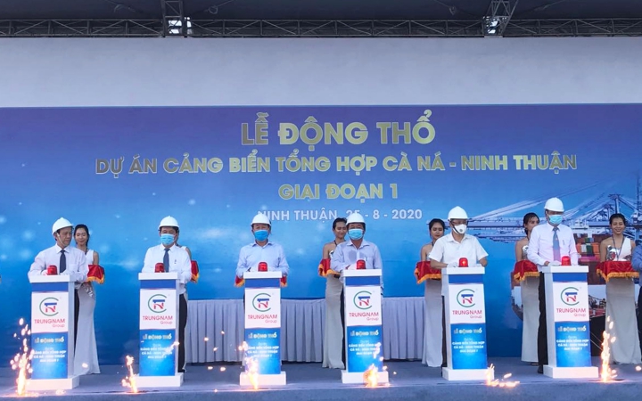Ninh Thuận động thổ cảng biển tổng hợp Cà Ná hơn 4.100 tỷ