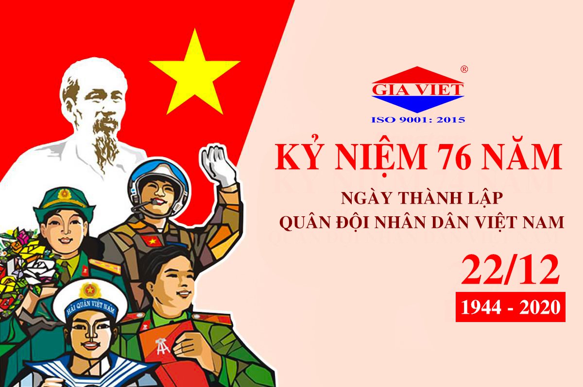 Gia Việt thăm và chúc mừng ngày thành lập Quân Đội Nhân Dân Việt Nam 22/12