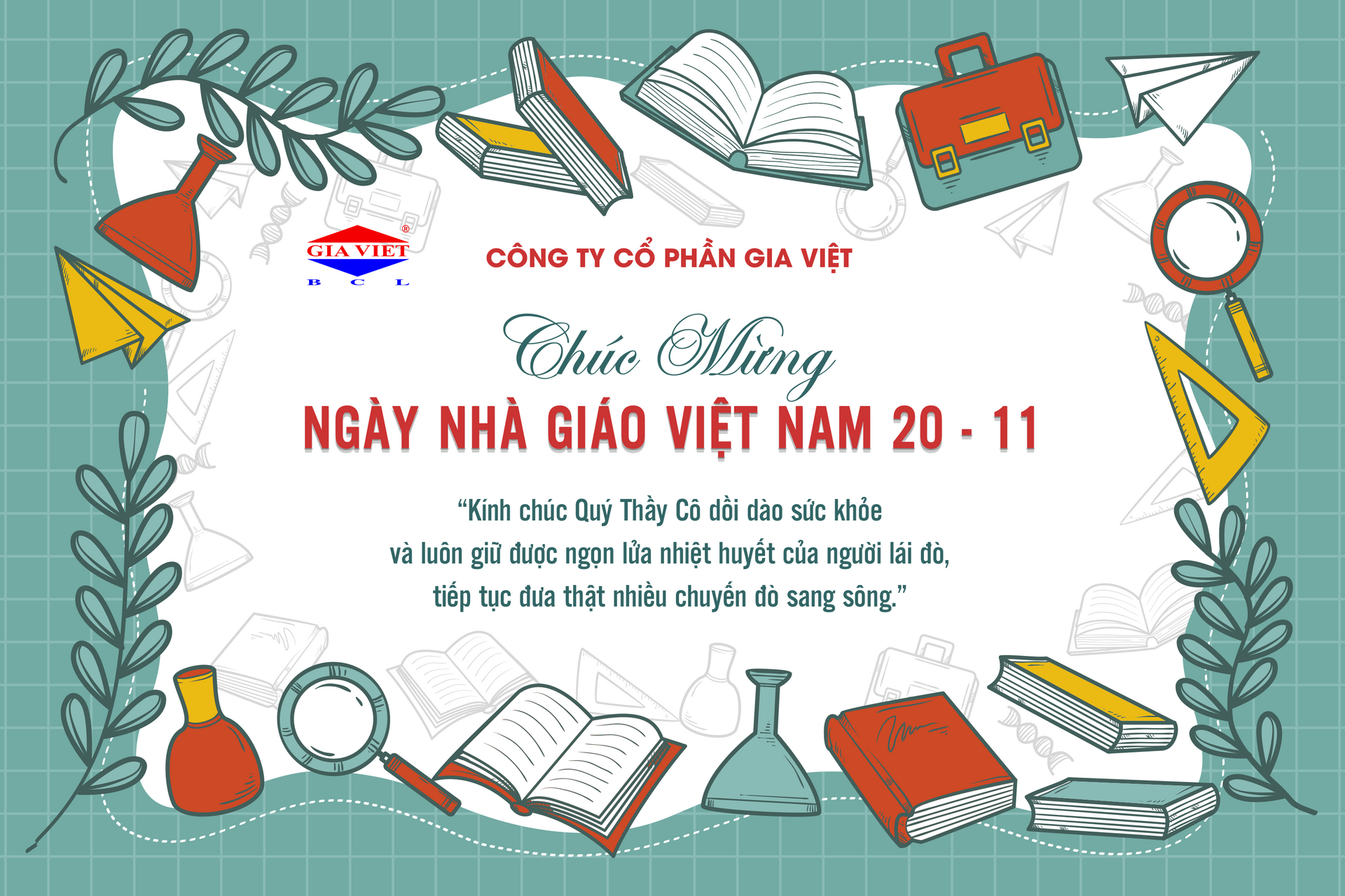 Chúc mừng Ngày Nhà giáo Việt Nam 20 tháng 11