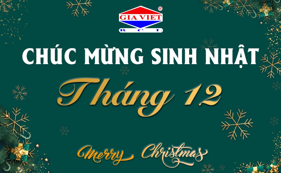 CHÚC MỪNG ANH CHỊ SINH NHẬT TRONG THÁNG 12/2022