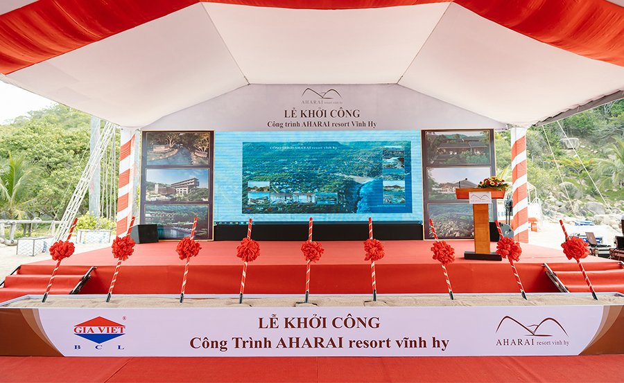 Lễ khởi công Công trình AHARAI resort vĩnh hy