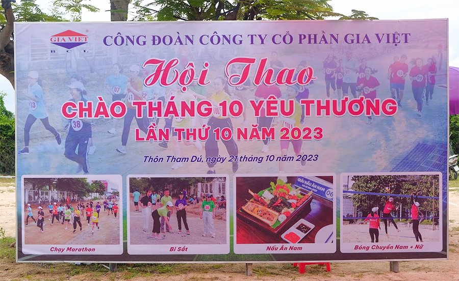 HỘI THAO - CHÀO THÁNG 10 YÊU THƯƠNG, LẦN THỨ 10 NĂM 2023