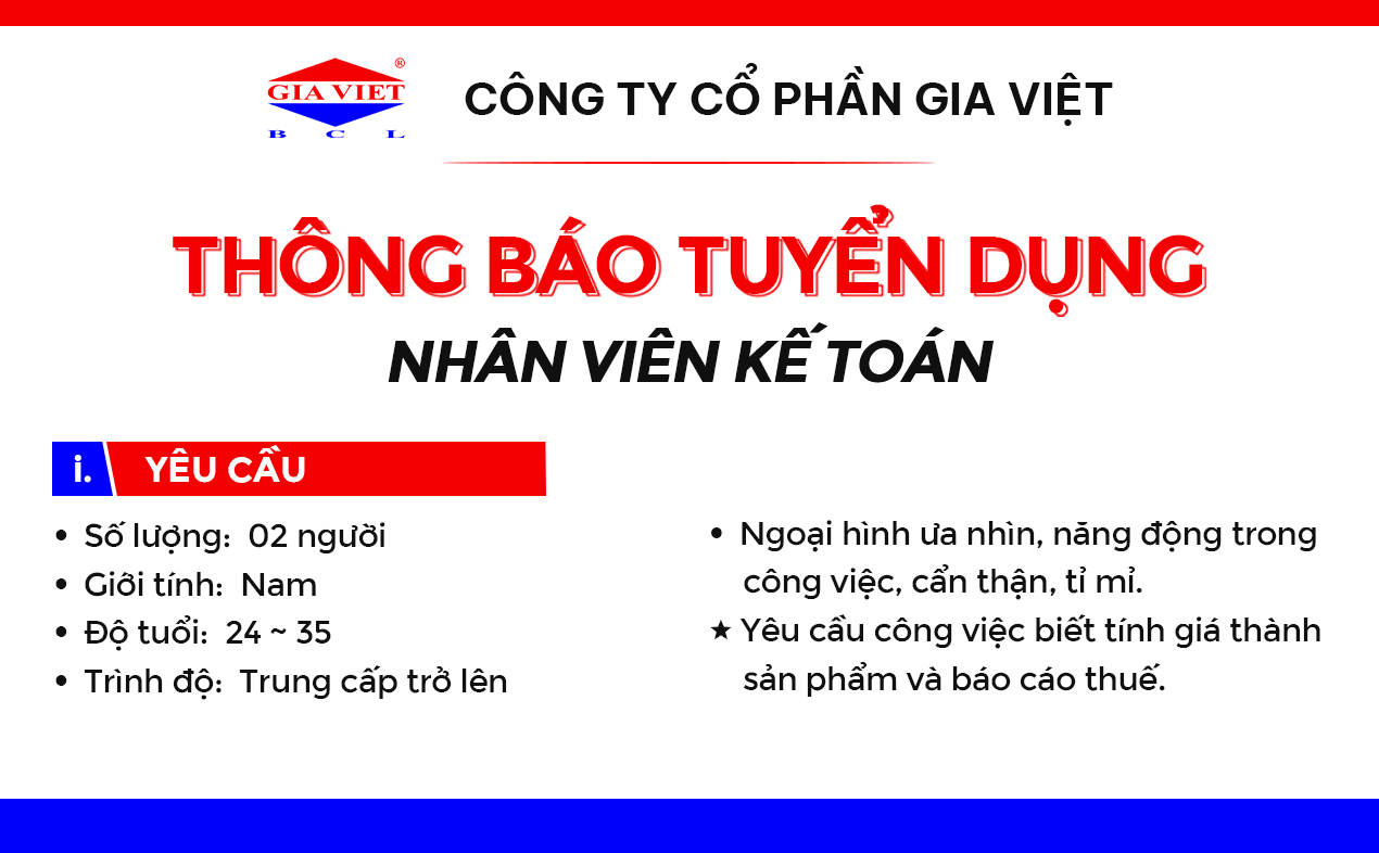 NHÂN VIÊN KẾ TOÁN