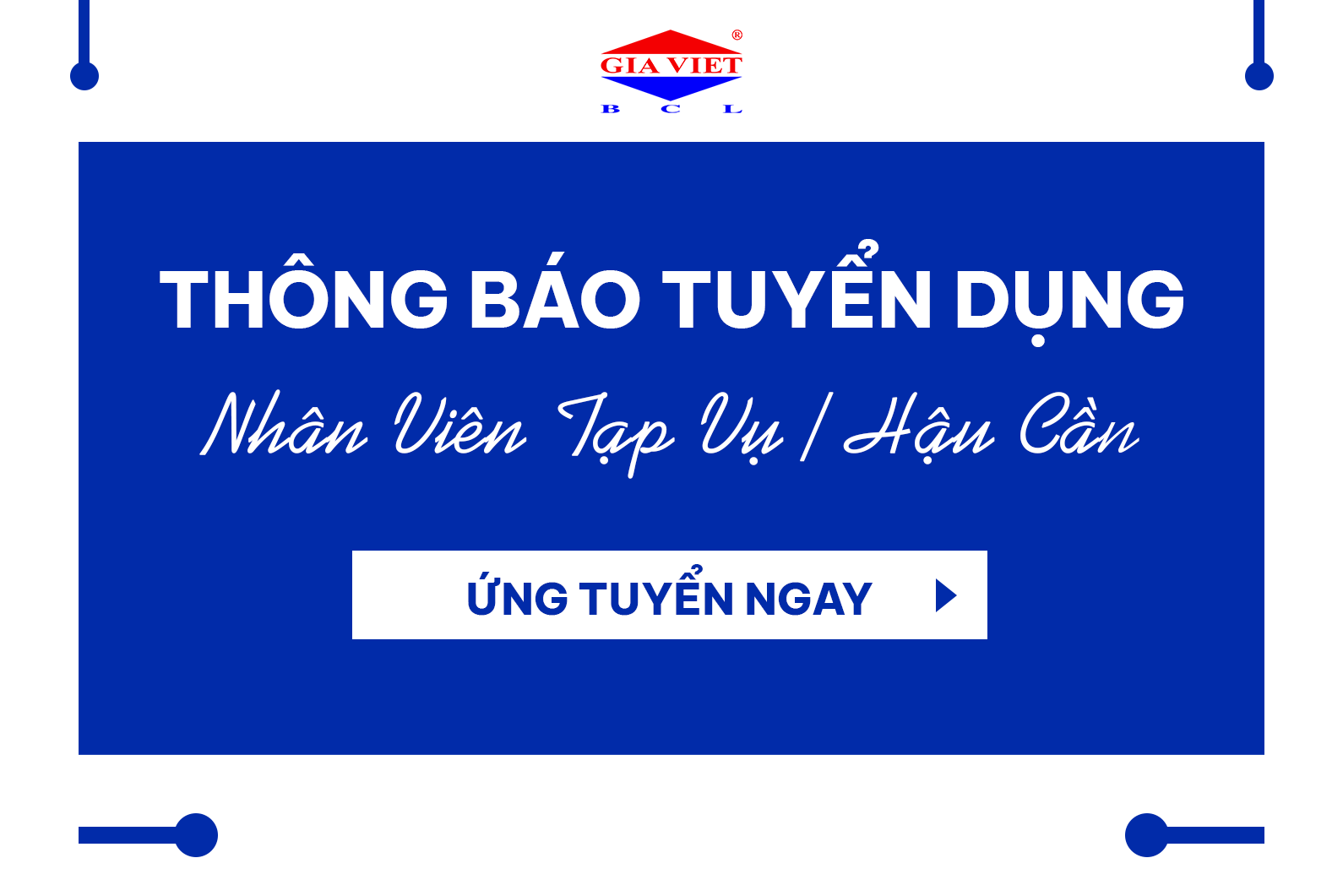 NHÂN VIÊN TẠP VỤ / HẬU CẦN