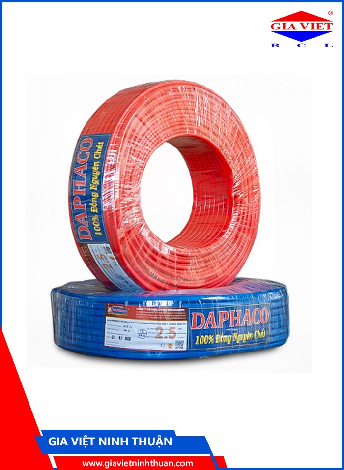 Dây cáp dẹp ruột đồng 2.5 Daphaco