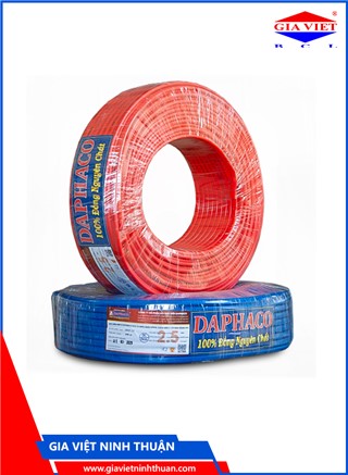 Dây cáp dẹp ruột đồng 2.5 Daphaco