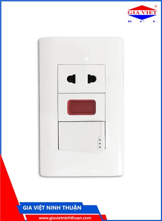 Mặt công tắc + ổ cắm DOBO