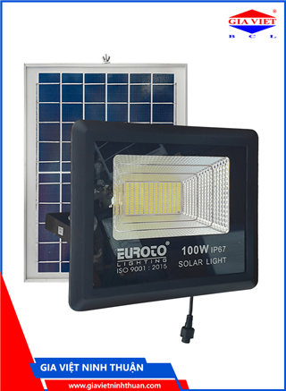 Đèn pha LED Năng lượng Mặt trời 100W