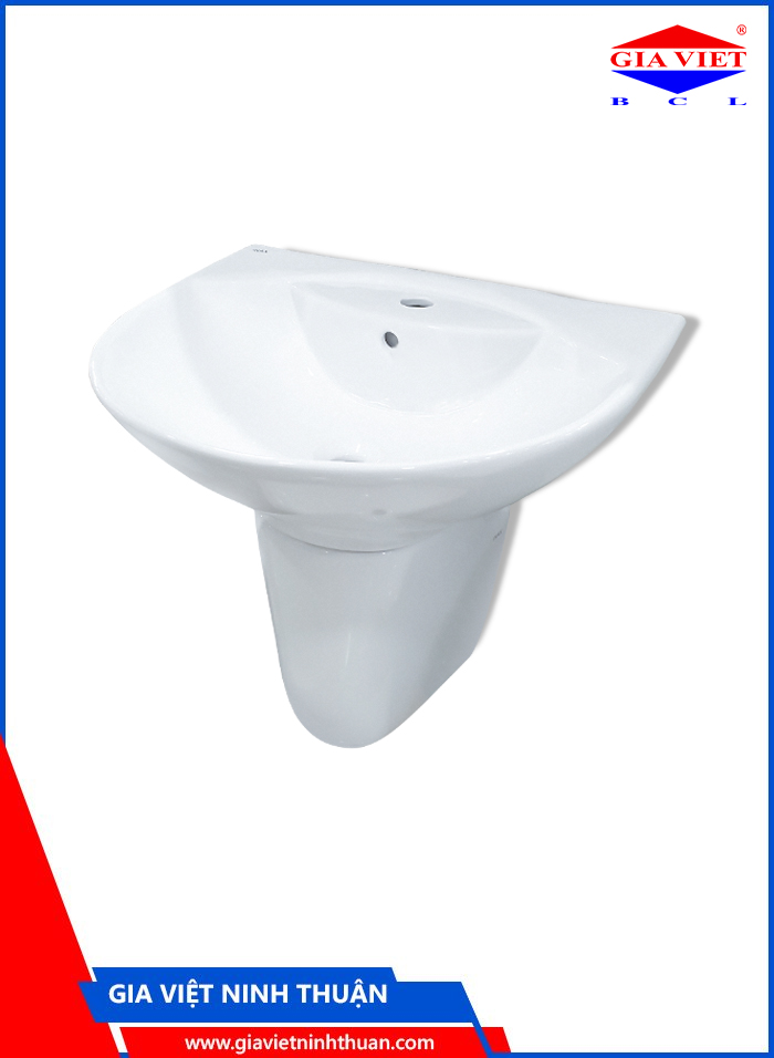 Chậu lavabo treo tường INAX (chân ngắn)