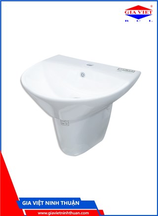 Chậu lavabo lavabo treo tường BASIC (chân ngắn)