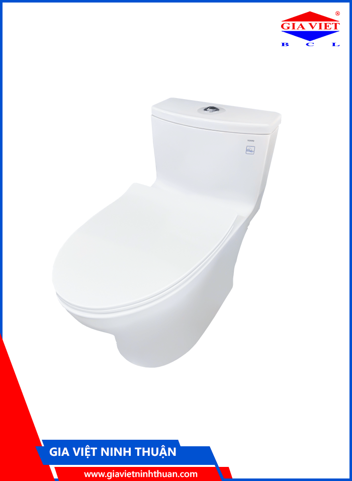Bàn cầu 1 khối (nắp êm) MS855DT8 - Toto